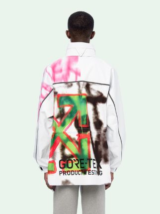 Off white goretex outlet jacket