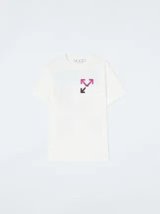 Off white gradient tee white best sale