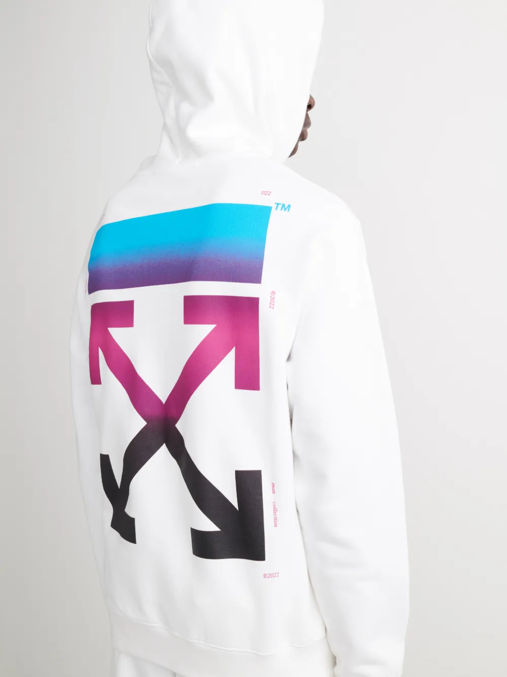 Off white arrow cheap logo hoodie