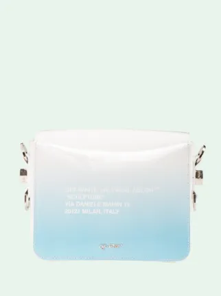 GRADIENT FLAP BAG in blue Off White Official ES