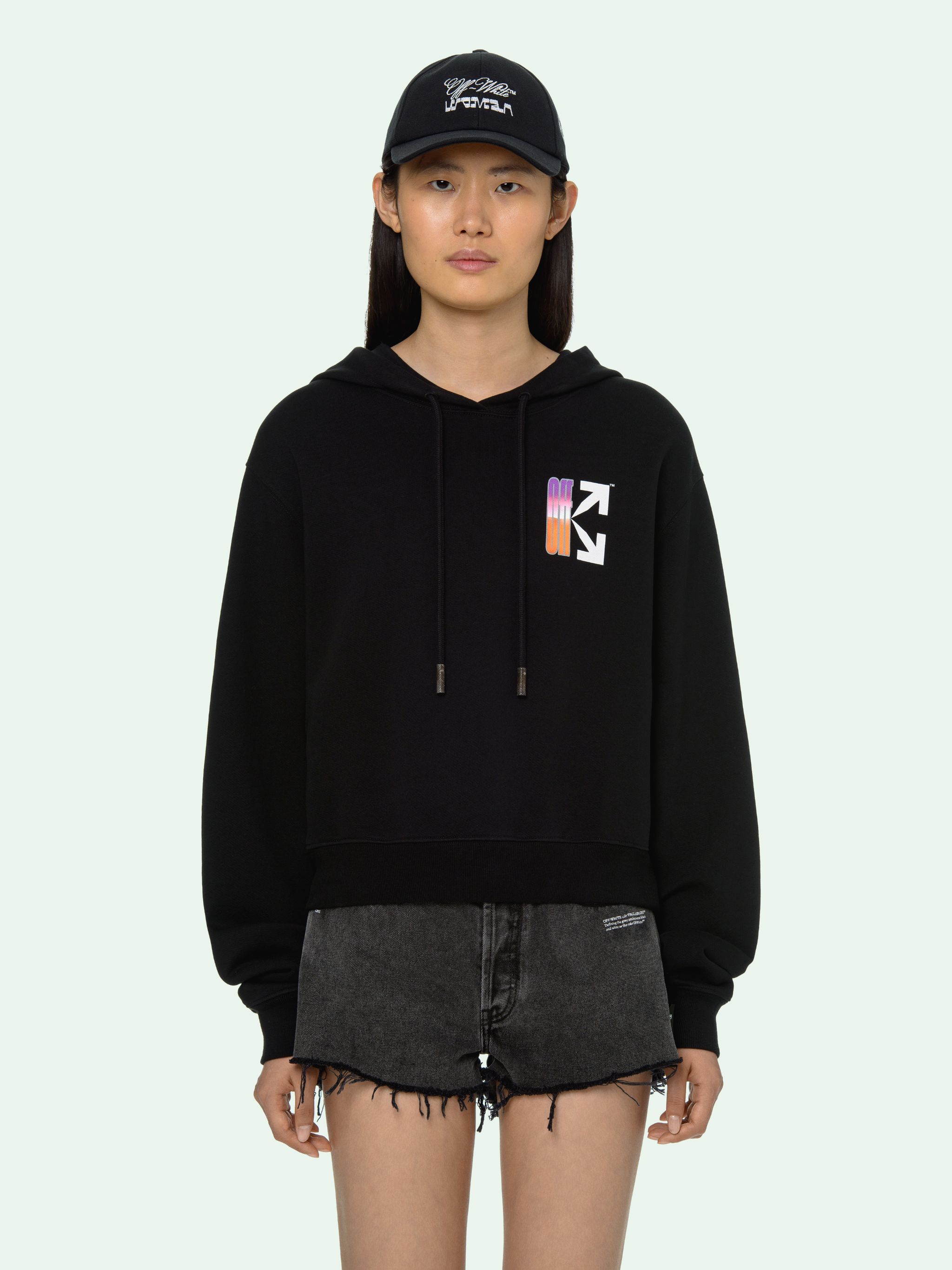 off white gradient hoodie