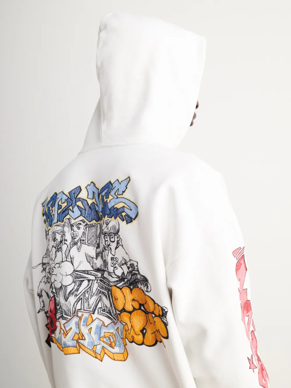 GRAFF WHT PUPP SKATE HOODIE in white | Off-White™ Official US