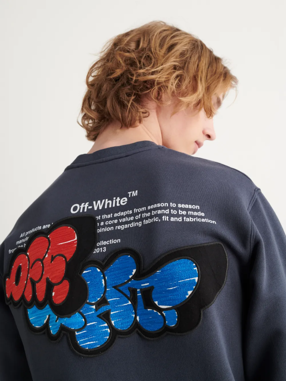 GRAFF WHT SLIM CREWNECK