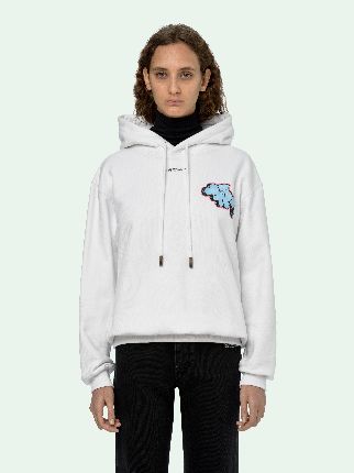 Off white 2025 graffiti hoodie