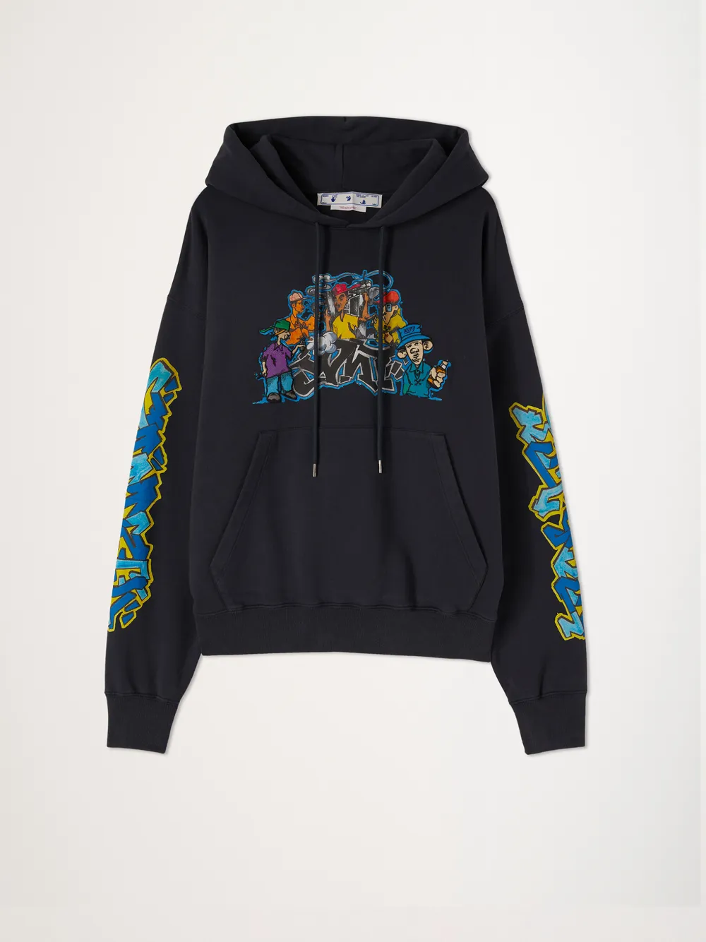 Off white graffiti hoodie sale