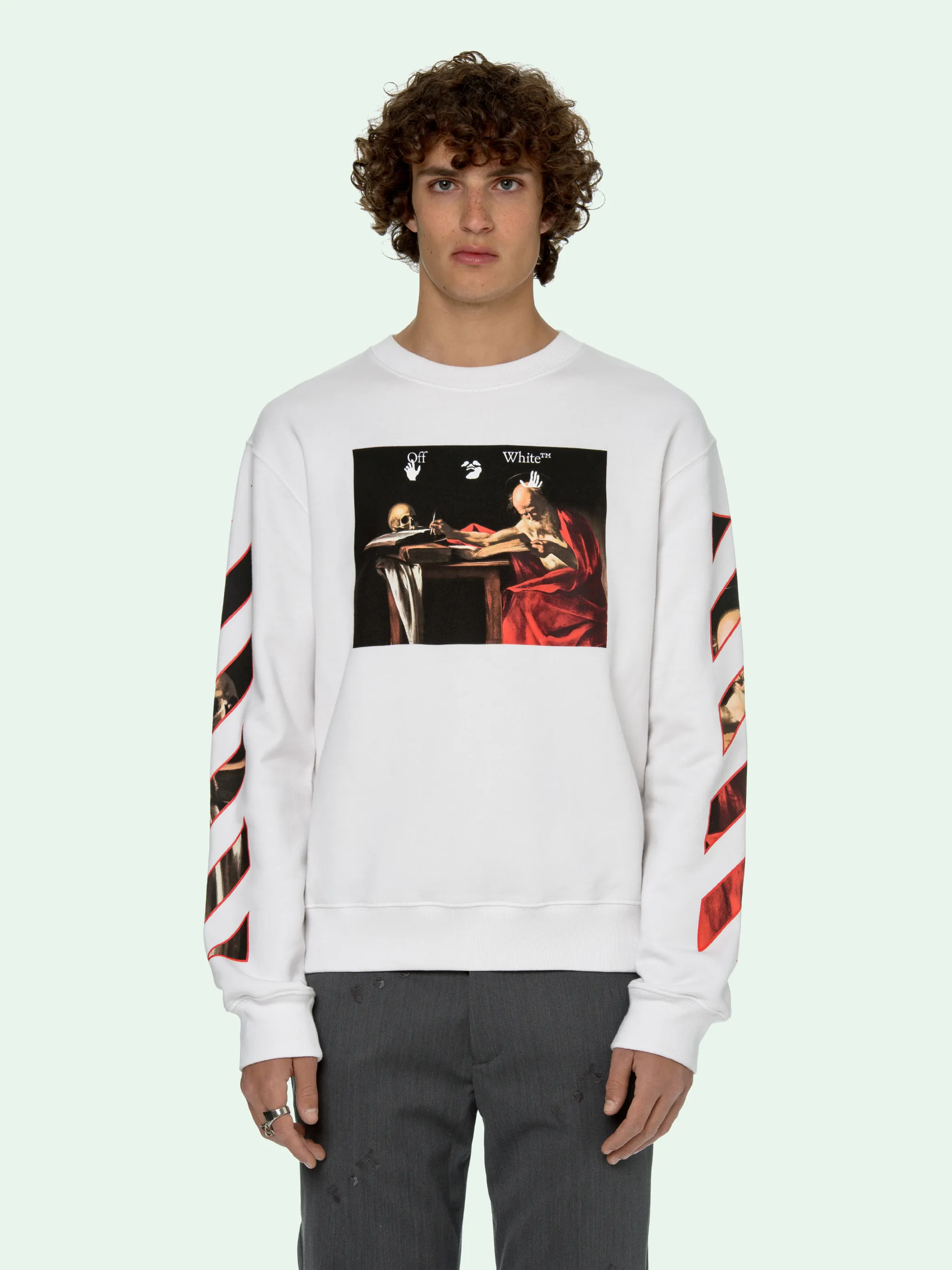 off white graphic sweatshirt