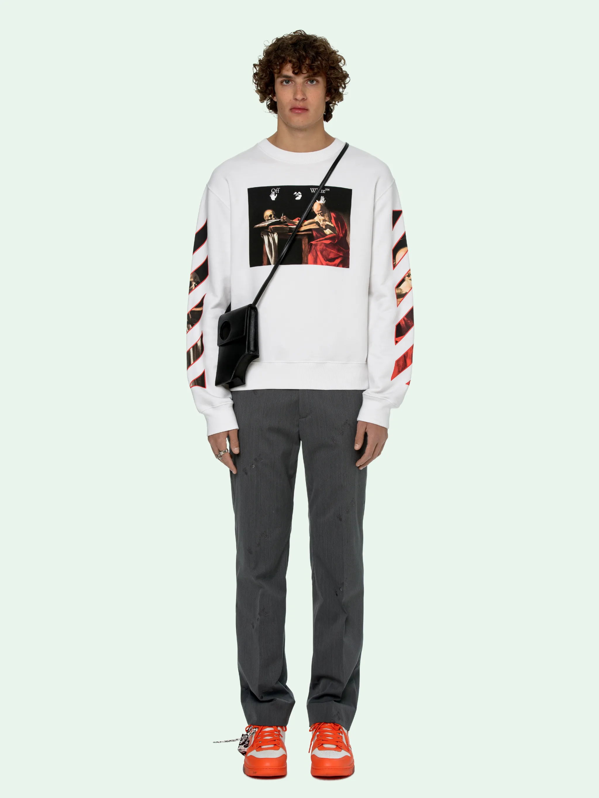 off white graphic sweatshirt