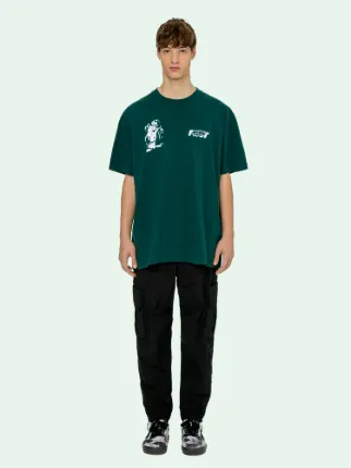 GREEN KISS 21 S S OVER T SHIRT in green Off White Official ZA