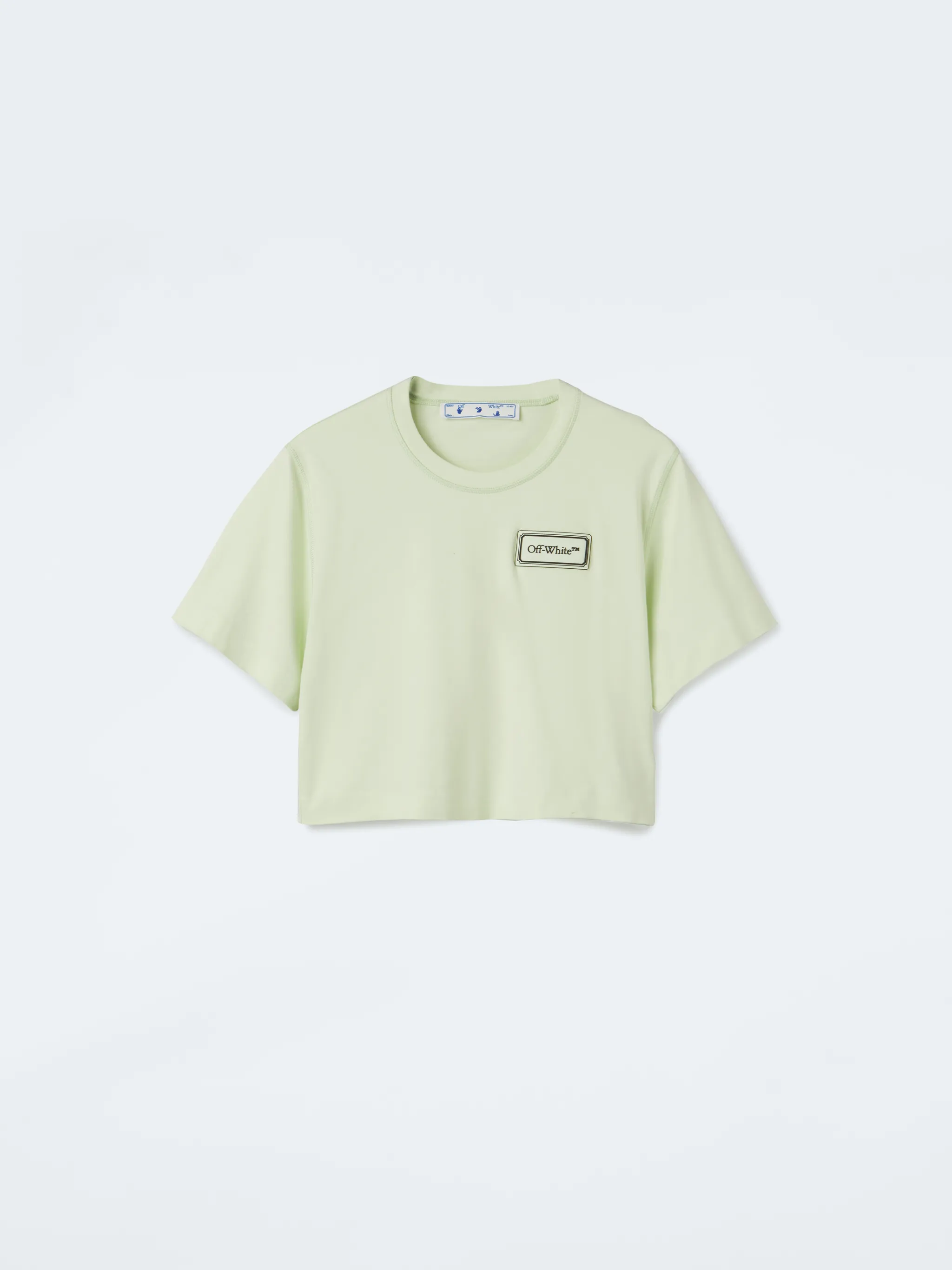 off white green shirt