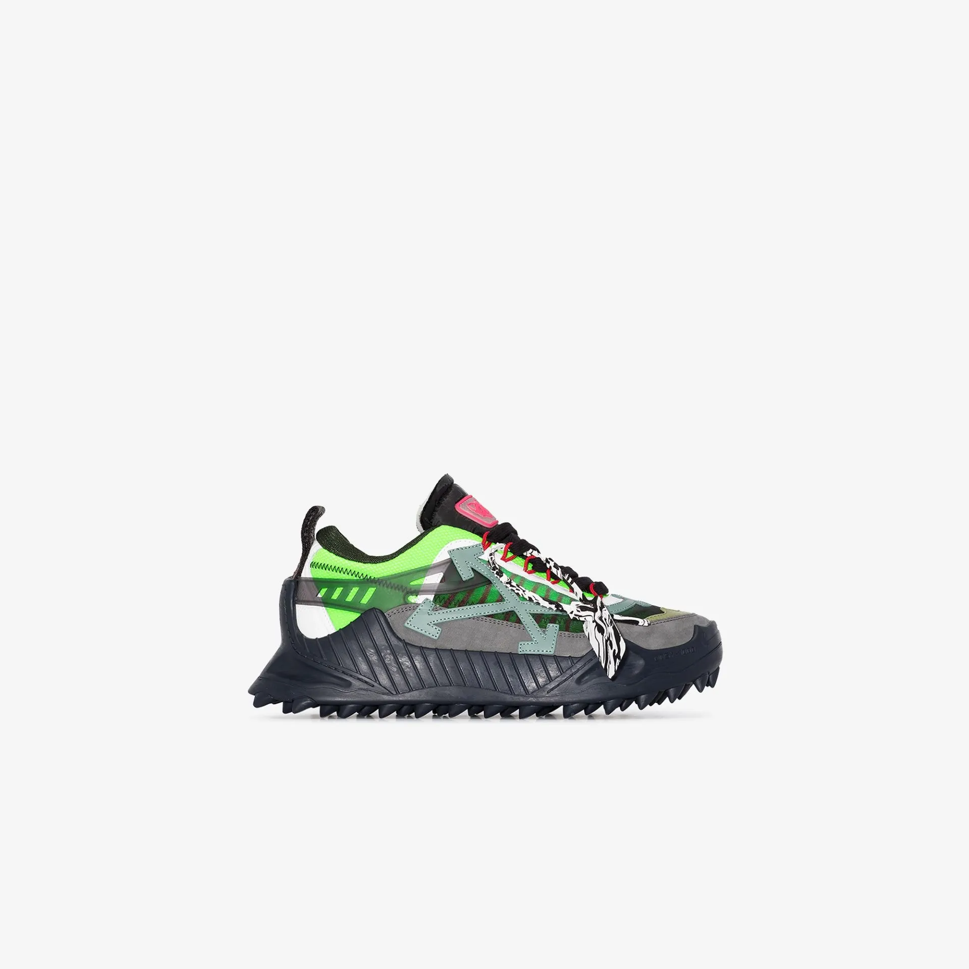 off white green shoes