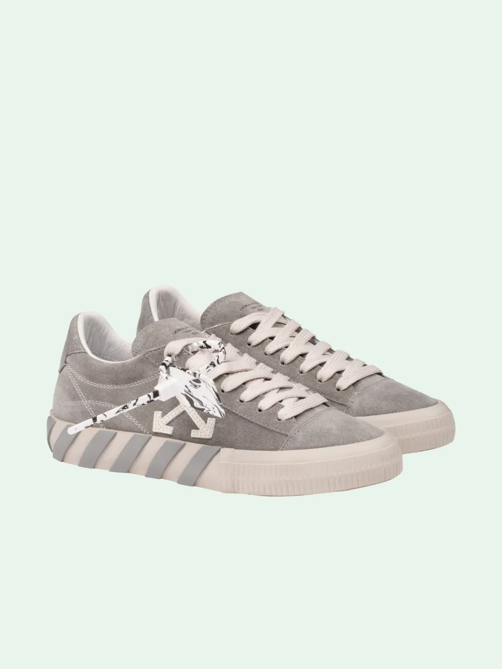 Grey off white sneakers Clearance