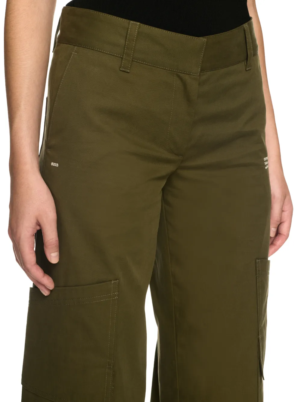 Grüne Toybox Baumwoll Cargohose