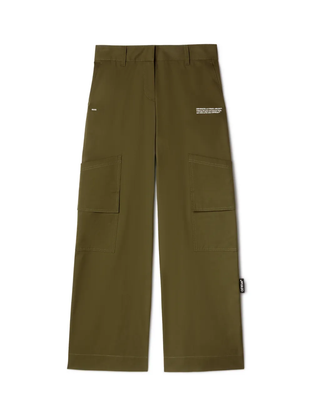 Grüne Toybox Baumwoll Cargohose