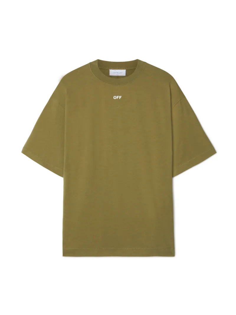 Grünes T-Shirt mit Logo
