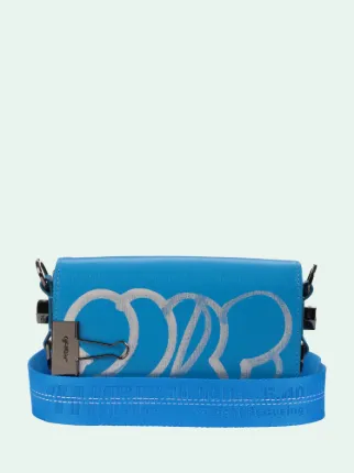 HAND HELD 16/29 MINI FLAP BAG in blue | Off-White™ Official ES