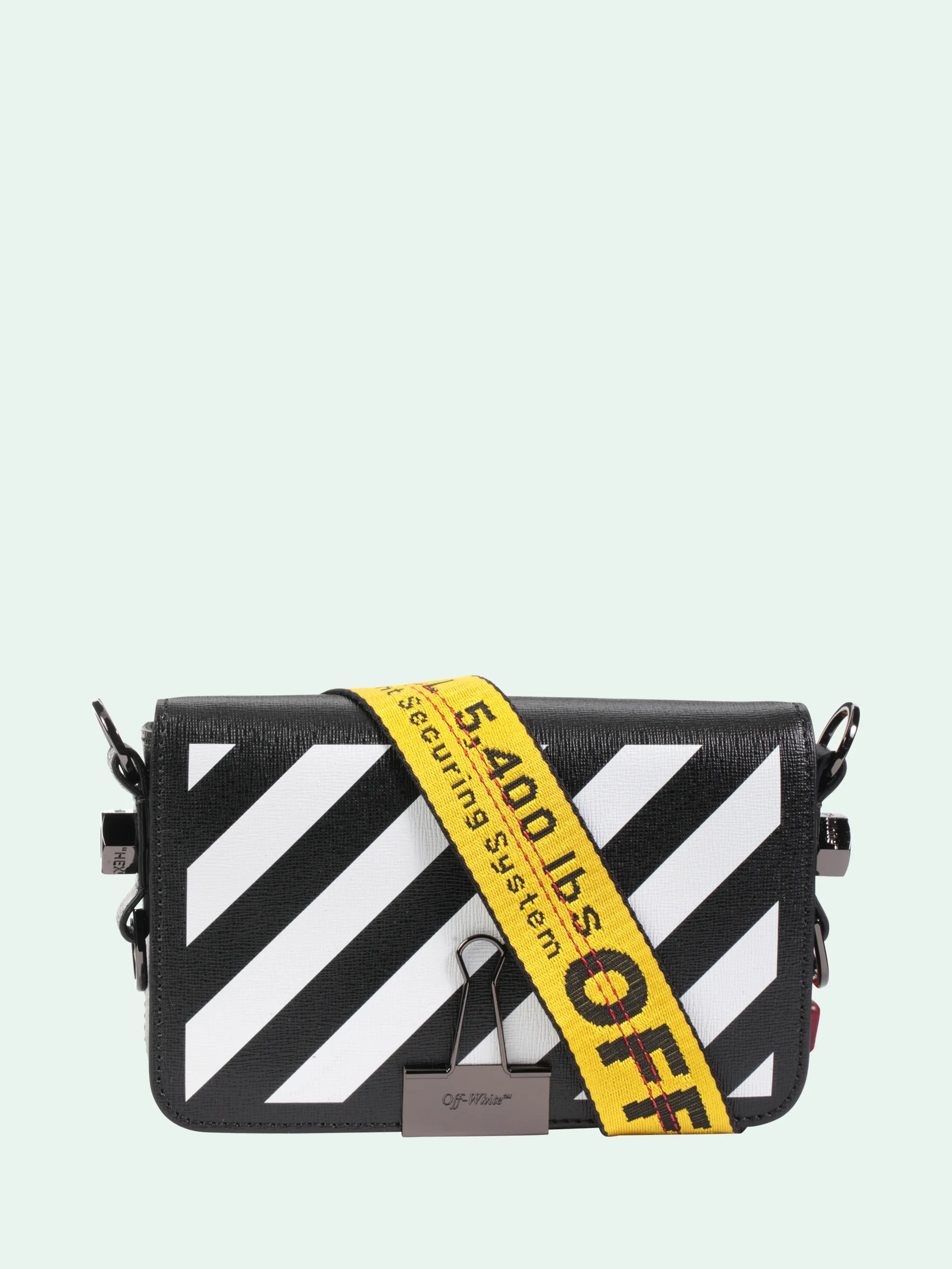 off white diag mini flap bag