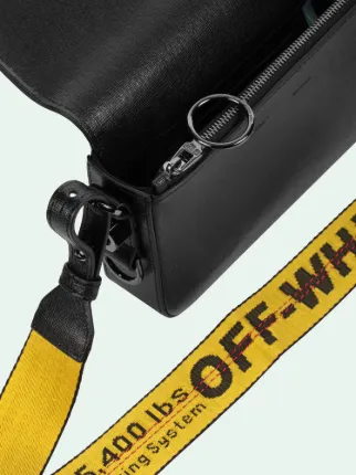 HAND HELD 24/29 DIAG MINI FLAP BAG in black | Off-White HAND HELD 24/29 DIAG MINI FLAP BAG in black | Off-White