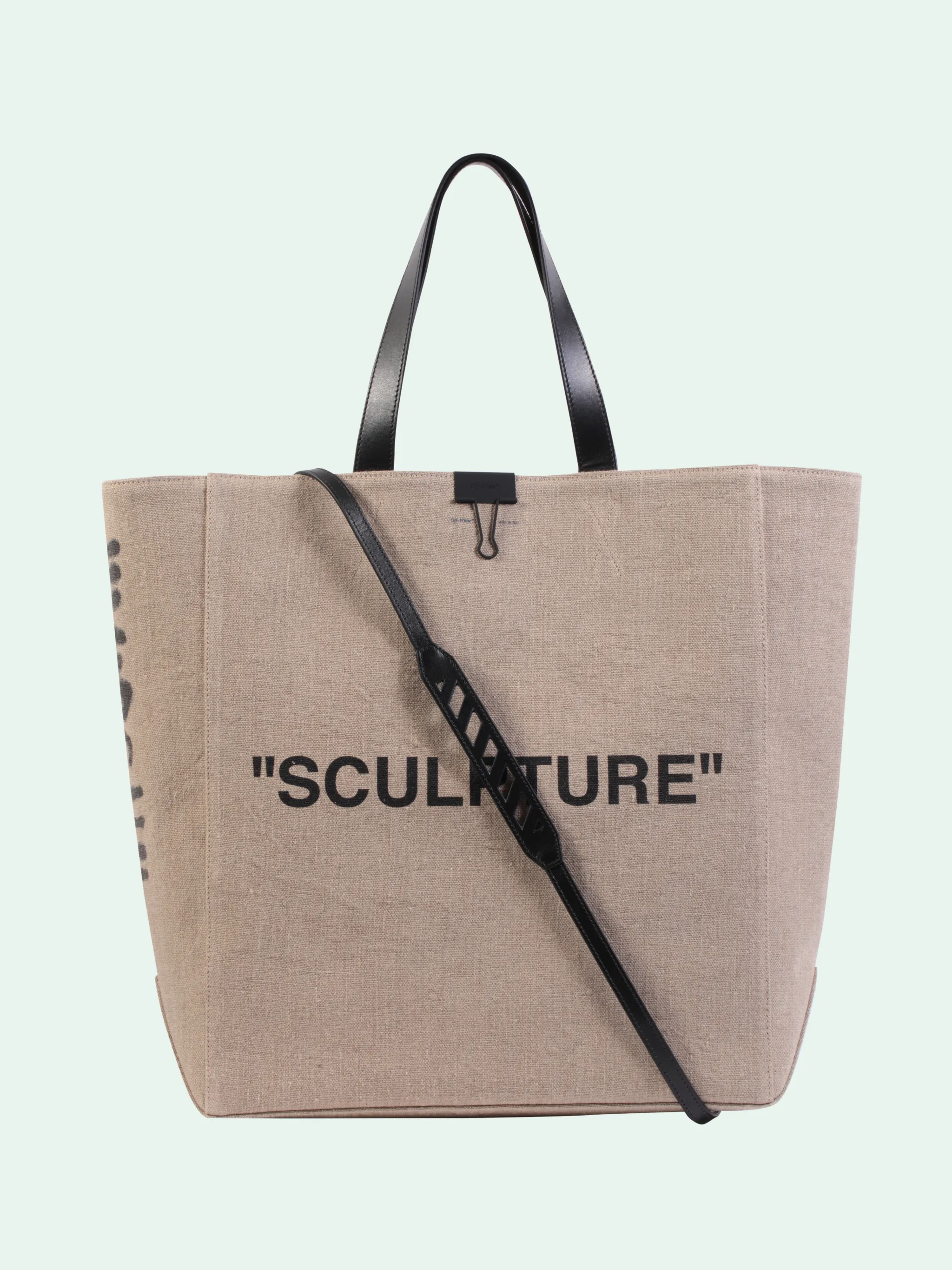 sculpture bag off white