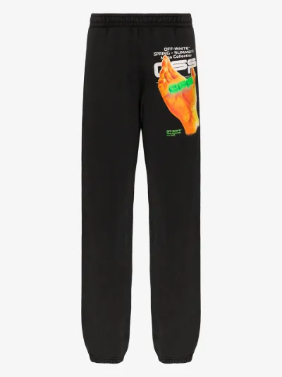 off white logo sweatpants