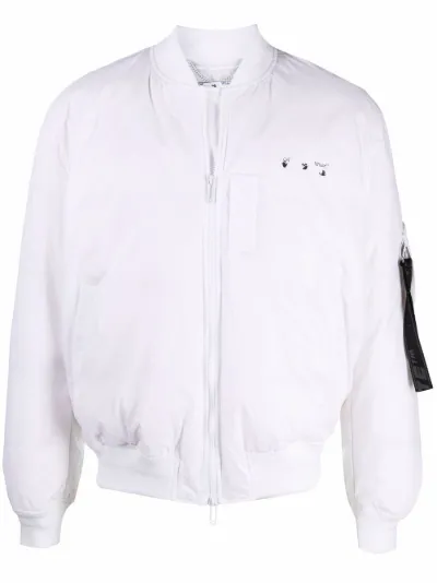 off white flight jacket