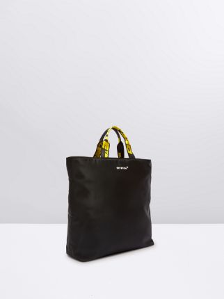 White nylon tote on sale bag