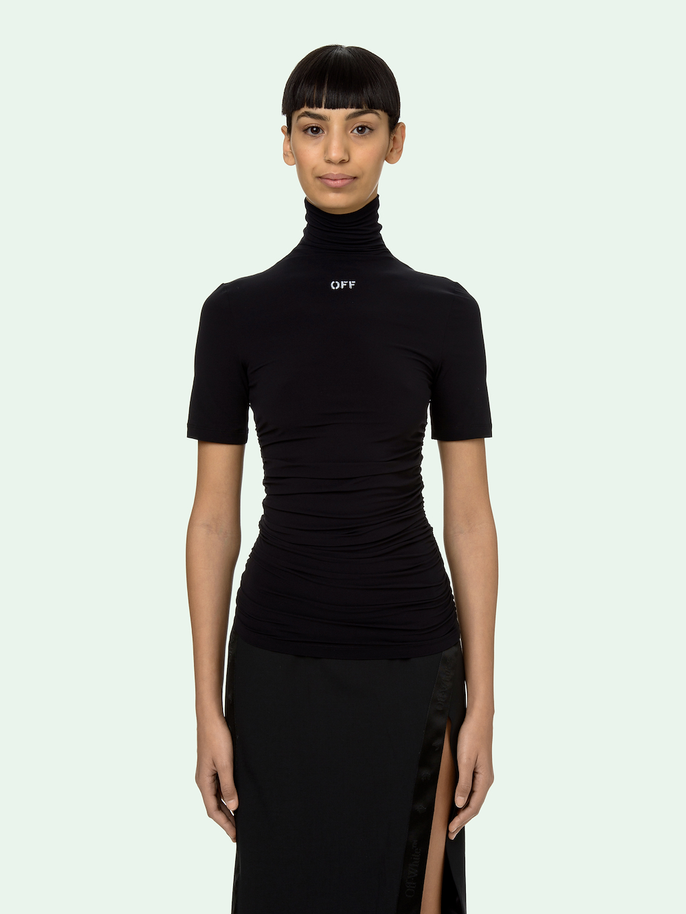 HIGH NECK S/S T-SHIRT secondary image