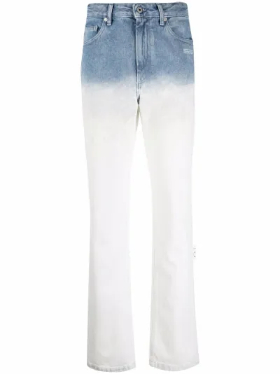 off white bootcut jeans