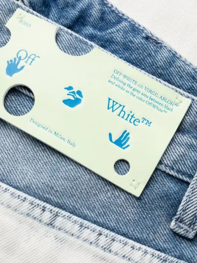 off white bootcut jeans