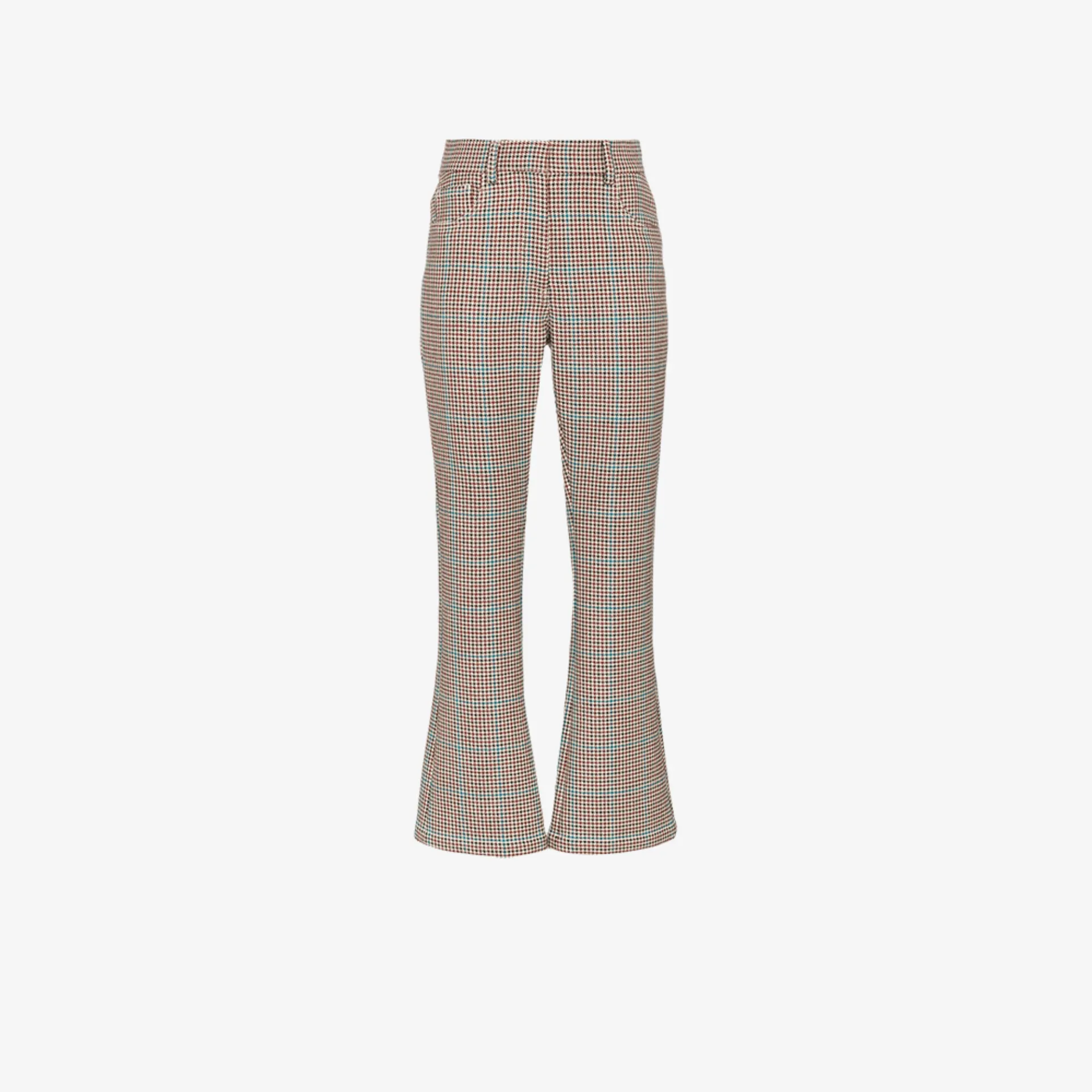 off white houndstooth pants