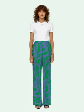 Off white pajama pants sale