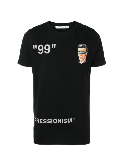 off white impressionism t shirt white