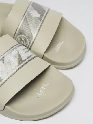 Off white taupe online slides