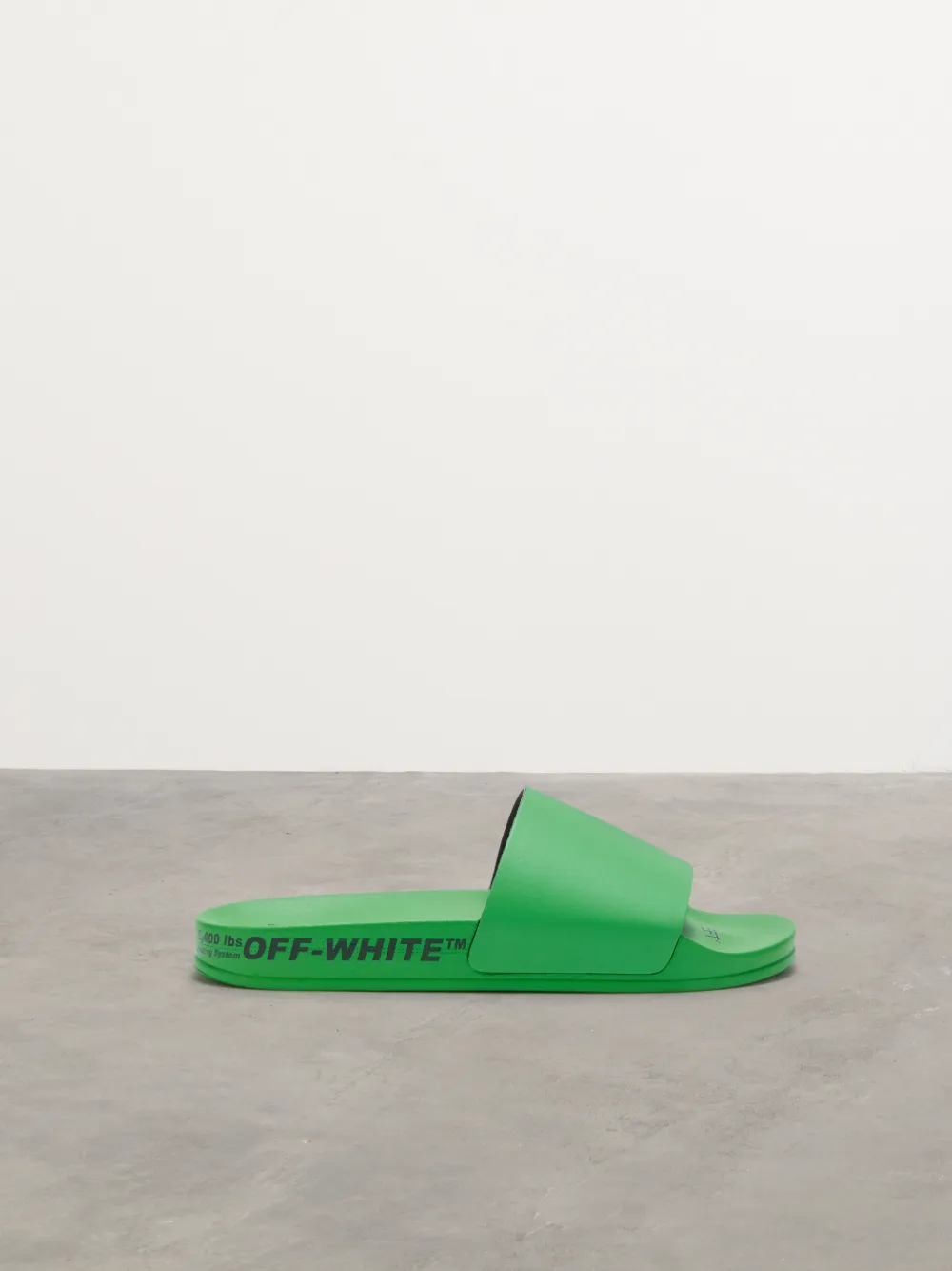 Off white 2024 industrial slides green