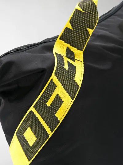 off white backpack yellow straps