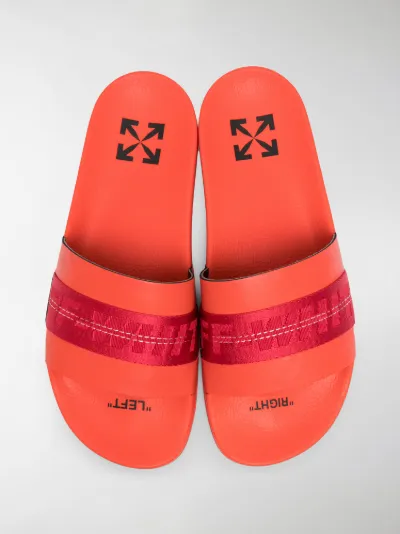 white and red slides