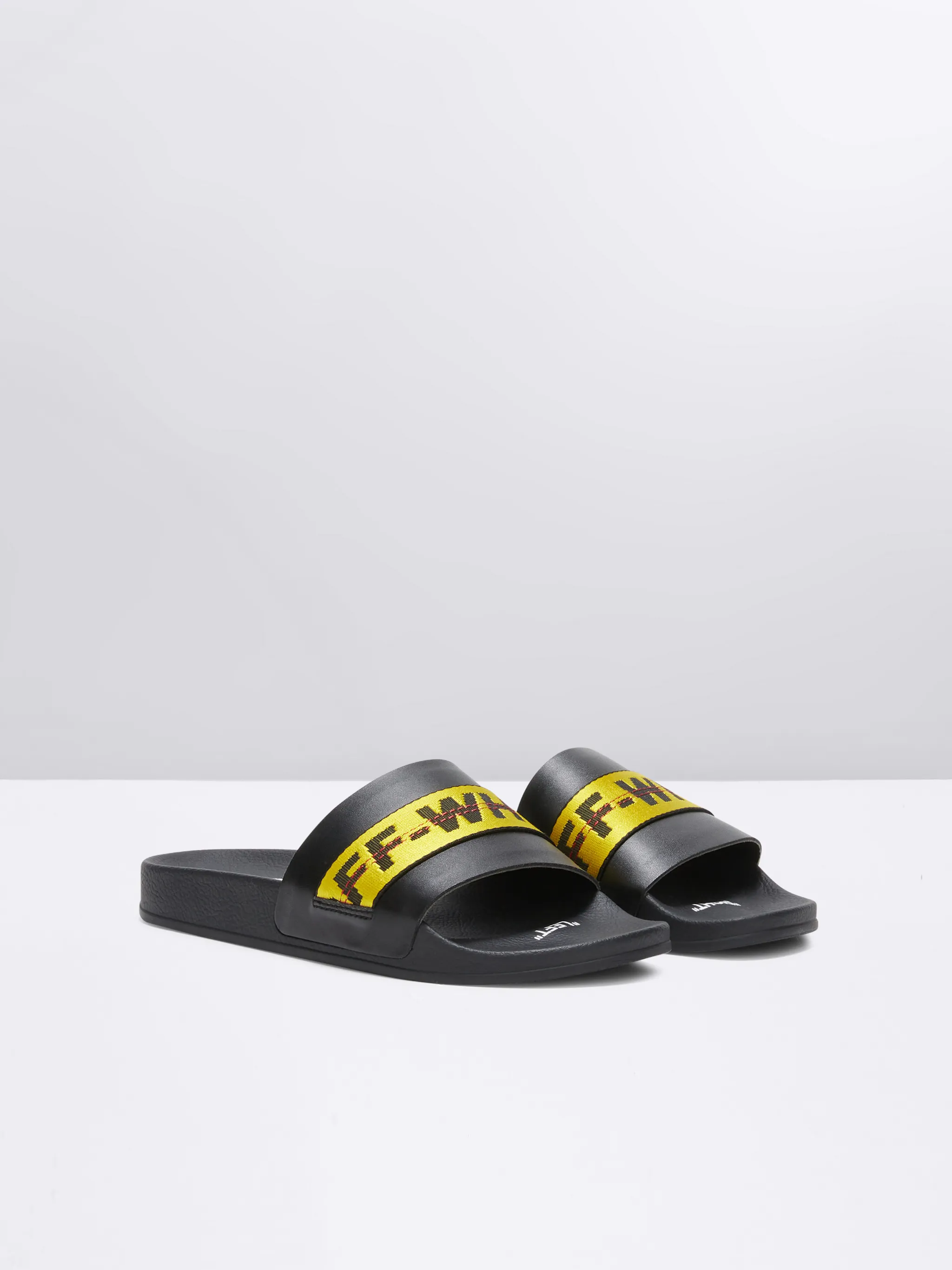 off white logo sliders
