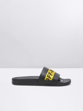 INDUSTRIAL SLIDERS in black | Off-White™ Official GB