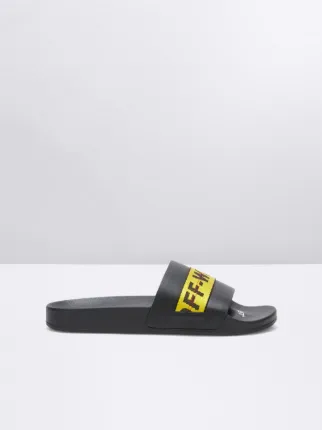 Off white hotsell slippers men