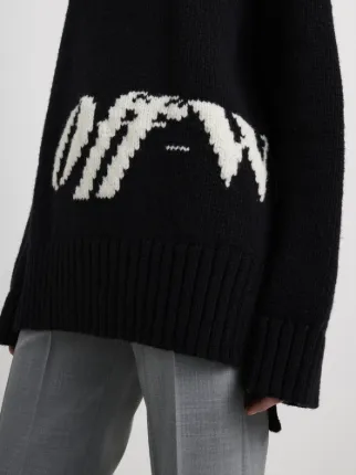 Off white 2025 intarsia sweater