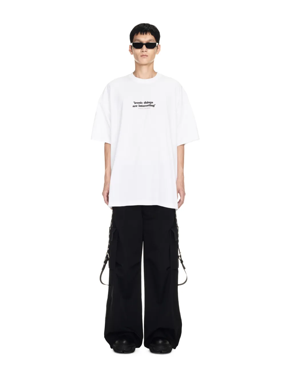 Ironic Quote Over S/S Tee in white OffWhite™ Official US