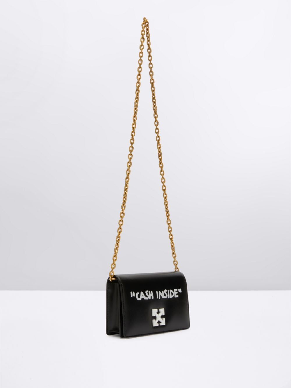 Off-white Jitney 1.0 Cash Inside Shoulder Bag In White