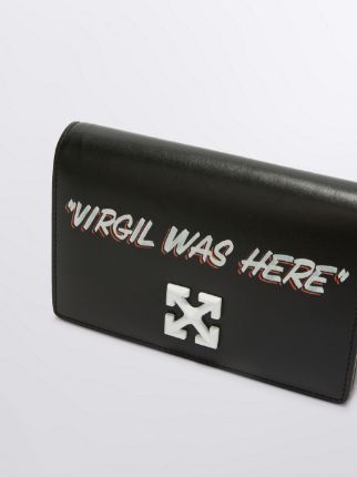 Jitney 1.4 Virgil Was Here mini bag in black