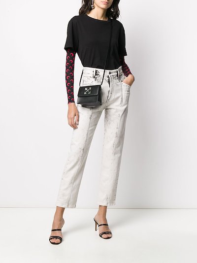 Off White Jitney 0 7 Mini Bag Black Modes