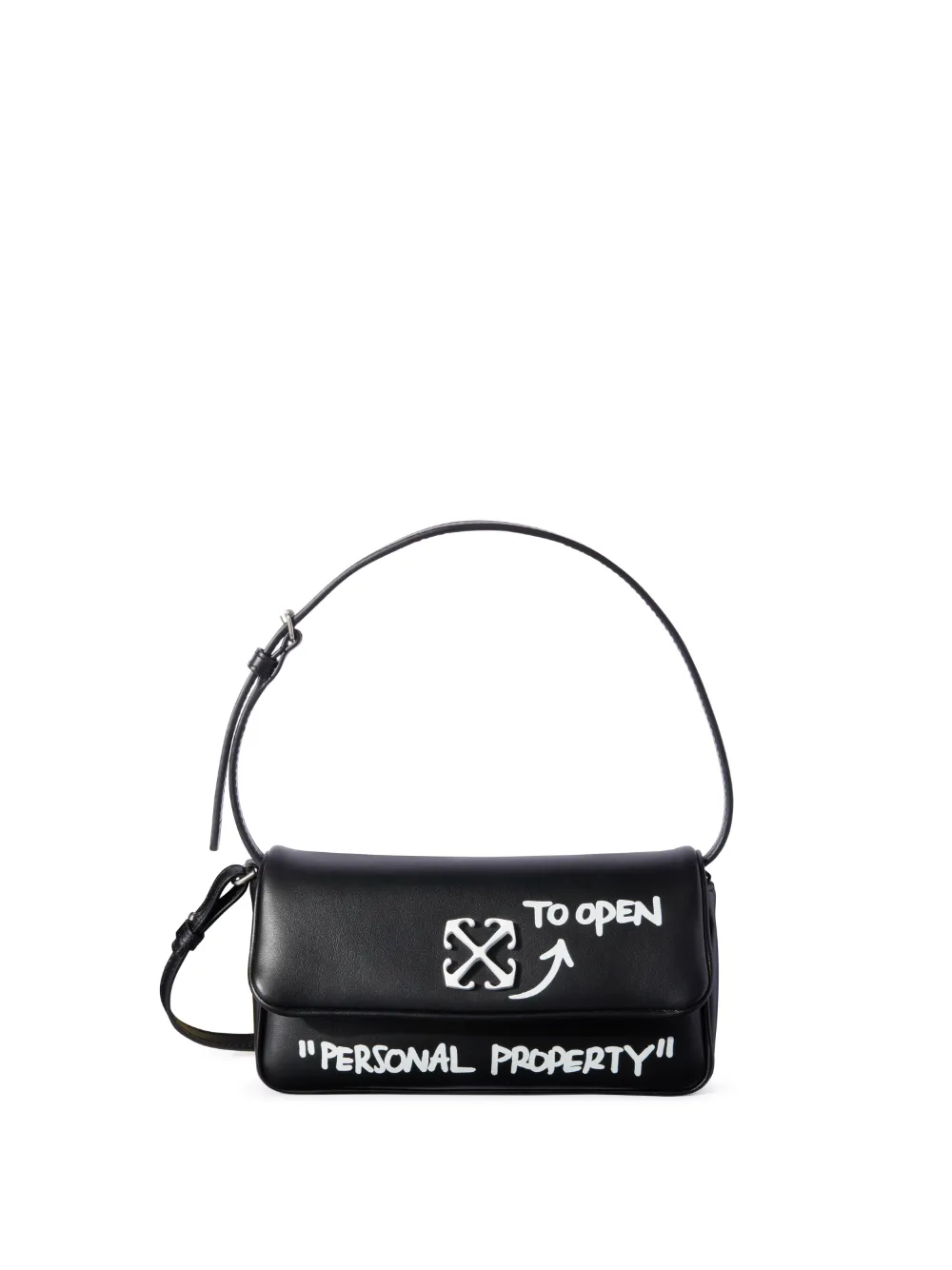 【25SS NEW】Off-White / Black Jitney Quote ショルダーバッグ JITNEY 0.7 QUOTE SHOULDER BAG in black | Off-White™ Official US
