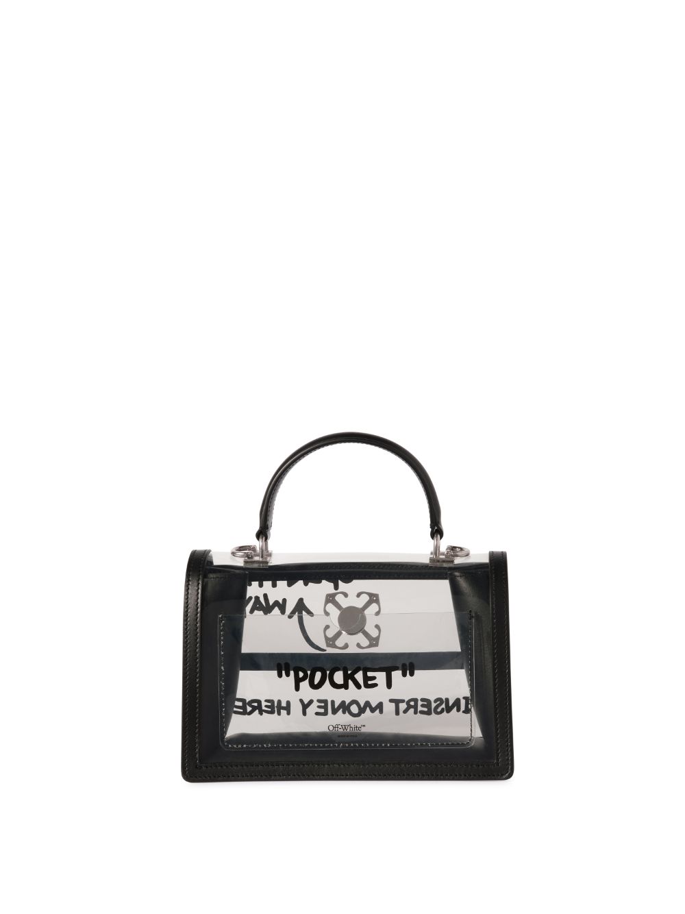 Off white pvc tote sale