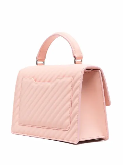 off white luggage pink