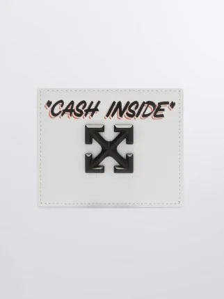 JITNEY SIMPLE CARD CASE QUOTE in white | Off-White™ Official US JITNEY SIMPLE CARD CASE QUOTE in white | Off-White™ Official US