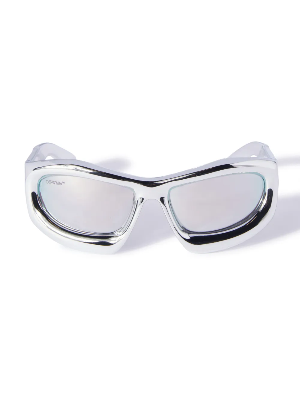 Off-White Baltimore: Silver sunglasses with black lenses –  -  eyewear store