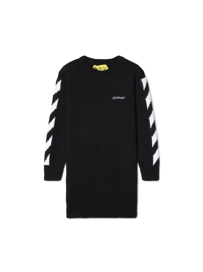 ABITO IN MAGLIA CON MOTIVO ARROW E DIAGONALI