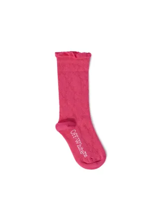 Pink off white clearance socks